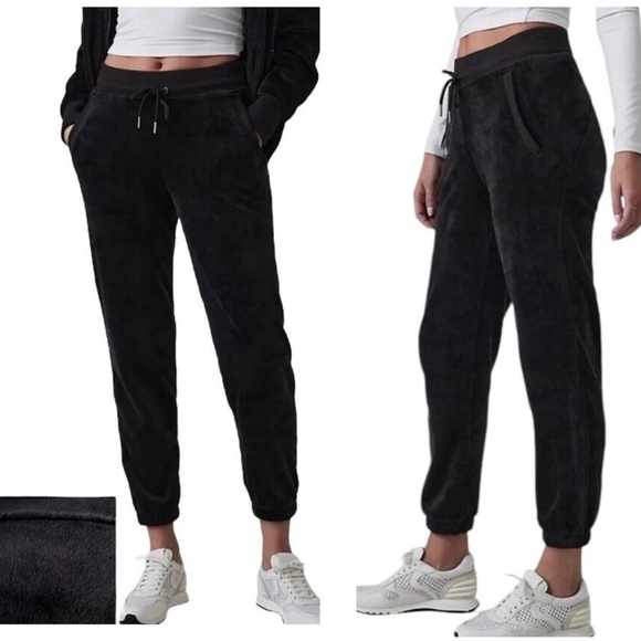 Athleta Recover Cozy Jogger Velour/Velvet - Double Karma Soft Inside and Out! - Picture 1 of 7